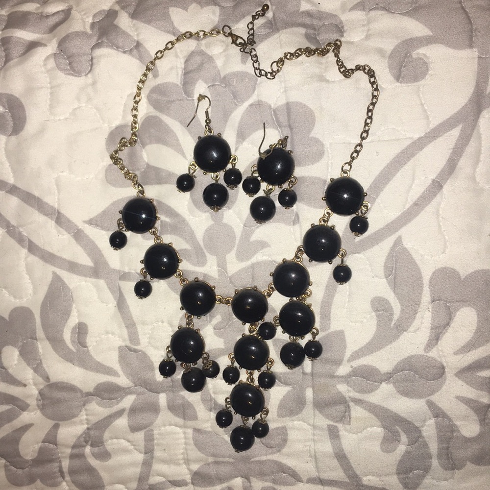 Necklace and matching earrings